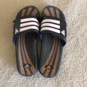 Adidas slides in pink